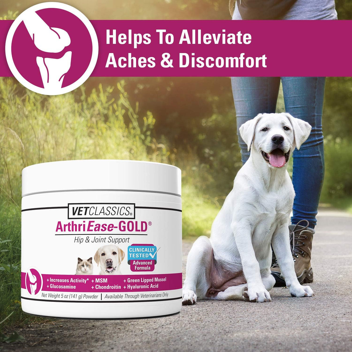 Vet Classics ArthriEase-Gold Hip & Joint Support for Dogs - 5 Oz