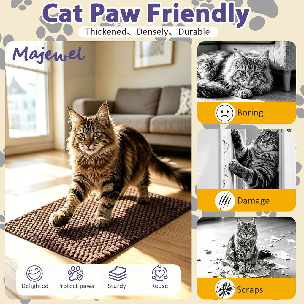 Wall Cat Scratcher & Corner Cat Scratcher,11.8x23.6 Cat Wall Scratch Mats