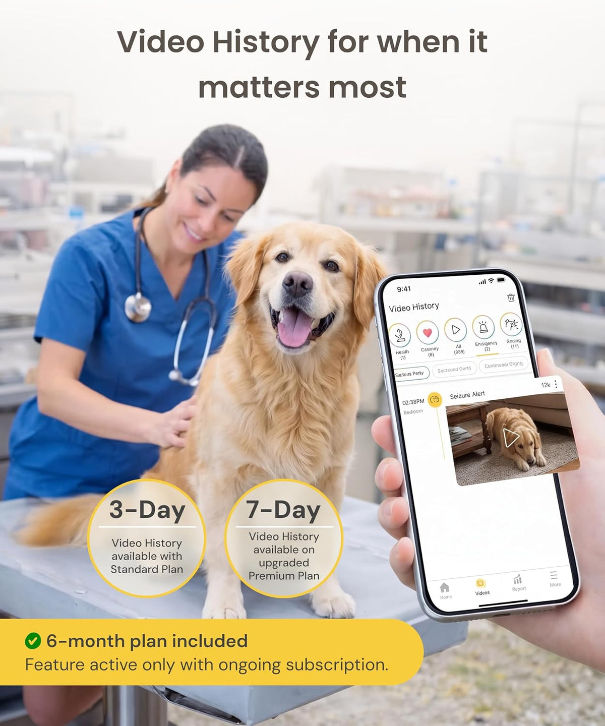 Furbo 360° Dog Camera [6-Month Subscription Included]