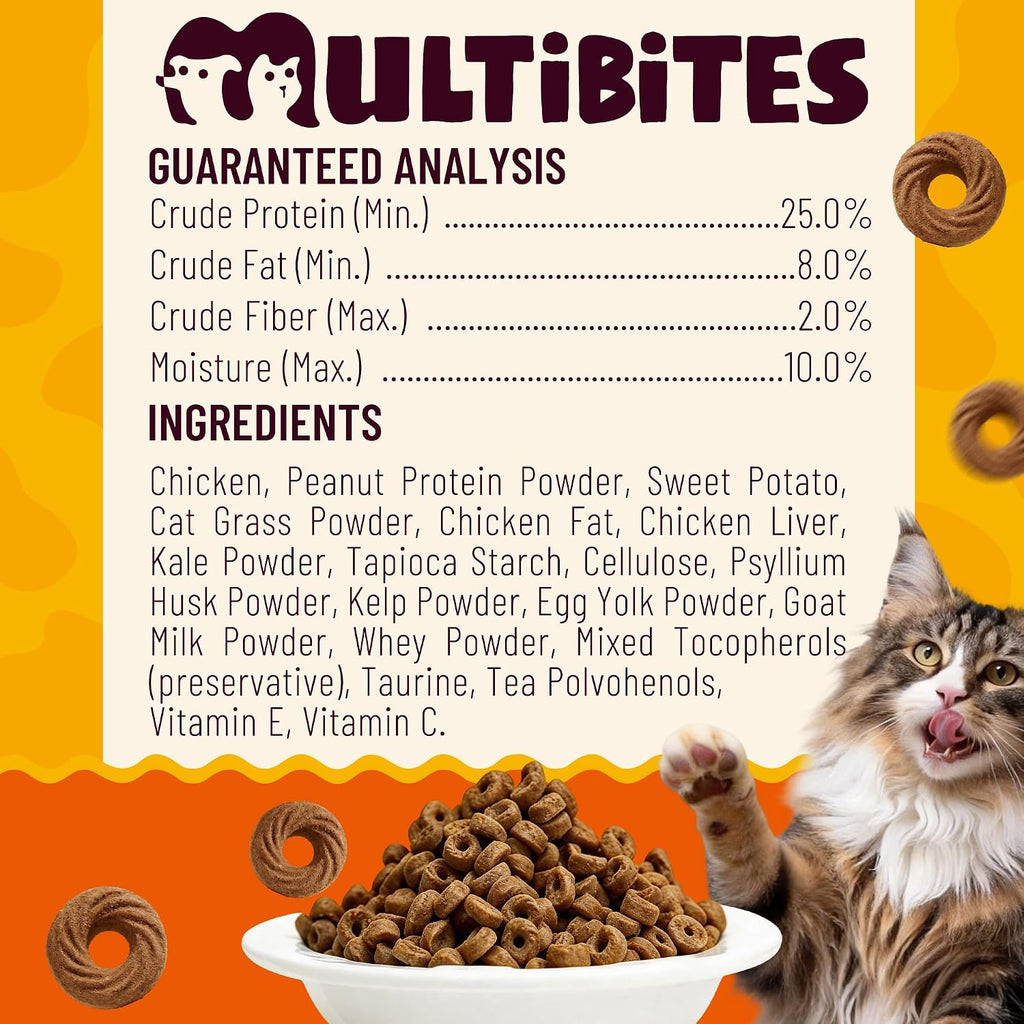9 oz Hairball Control Treats with Cat Constipation Cat Grass