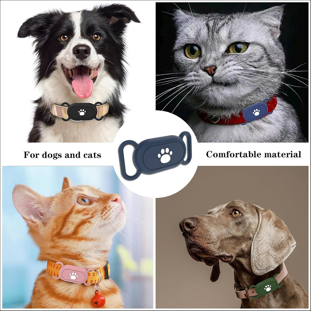 2 Pack Waterproof Dog Collar Compatible with Samsung Galaxy SmartTag2