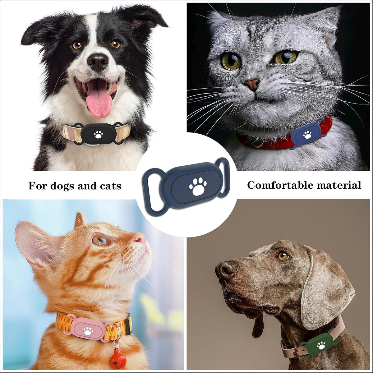 Waterproof Dog Collar Holder Compatible with Samsung Galaxy SmartTag2