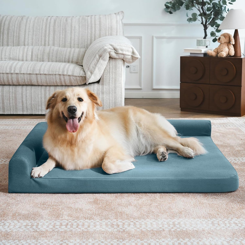 Cooling Gel Memory Foam Orthopedic Dog Bed for Large Dogs with Arthritis