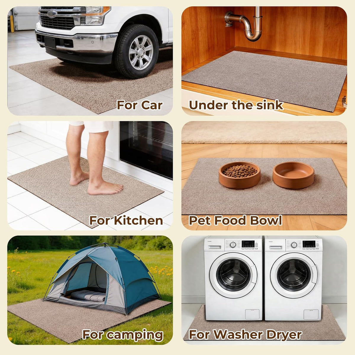 Dog Crate Mat, 24 in X 36 in Dog Playpen Mat Kennel Mat