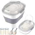 50 Lbs Rice Storage Container, Collapsible Pet Food Container