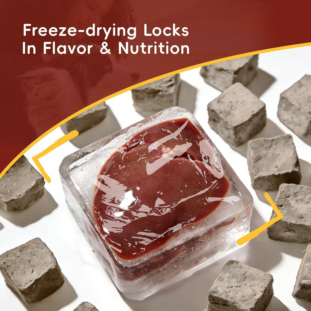 Freeze Dried Beef Liver Dog & Cat Treats, Net Wt. 5.5 oz
