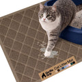 GORILLA GRIP Cat Litter Mat, Coiled Mesh Trapping Mats, 24x17 Brown