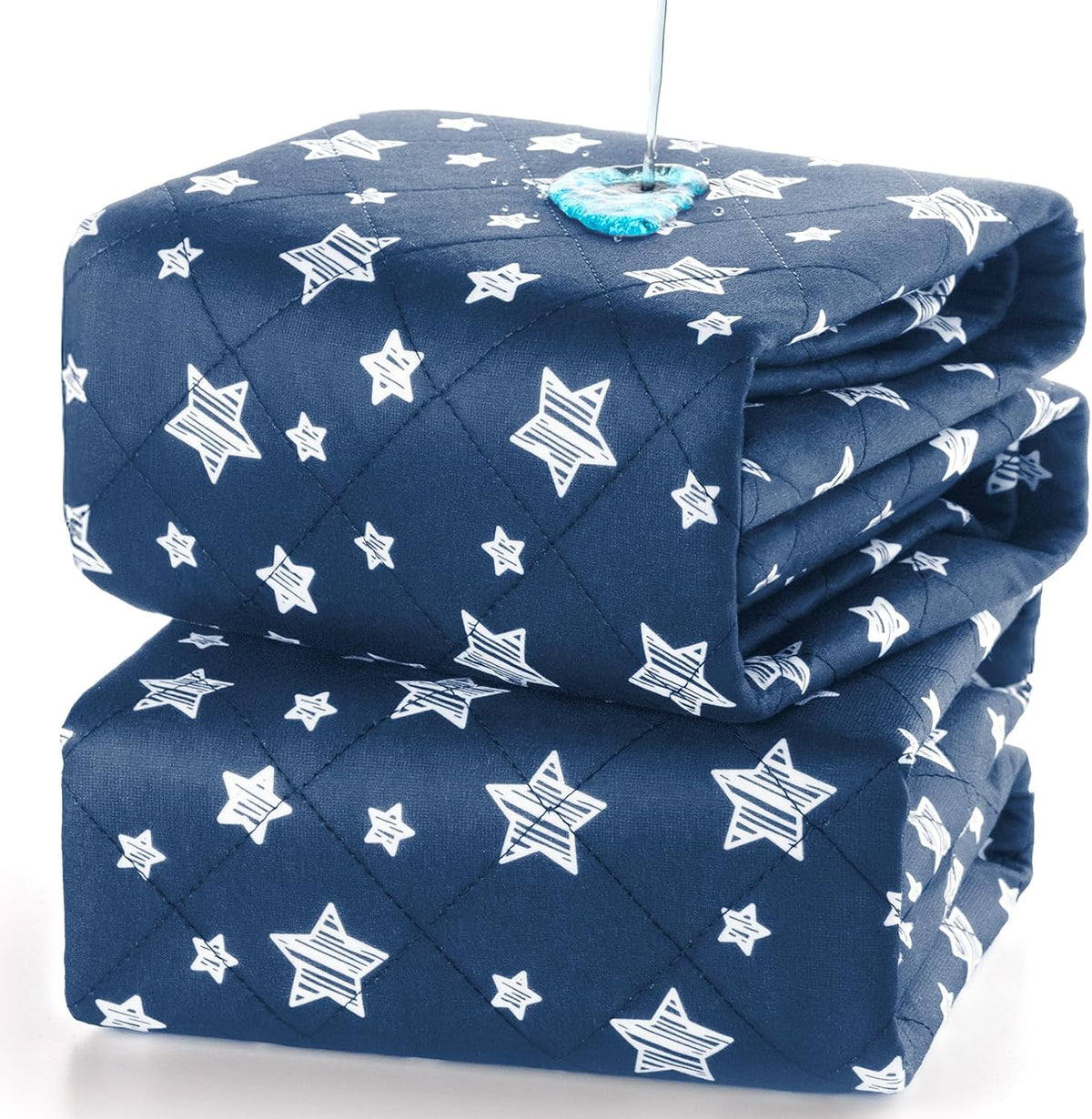 Waterproof Bed Pads Washable 34" x 36" (2 Pack) | Absorbent Chuck Pads for Incontinence, Waterproof Mattress Protector for Adults, Kids, Elderly and Pets