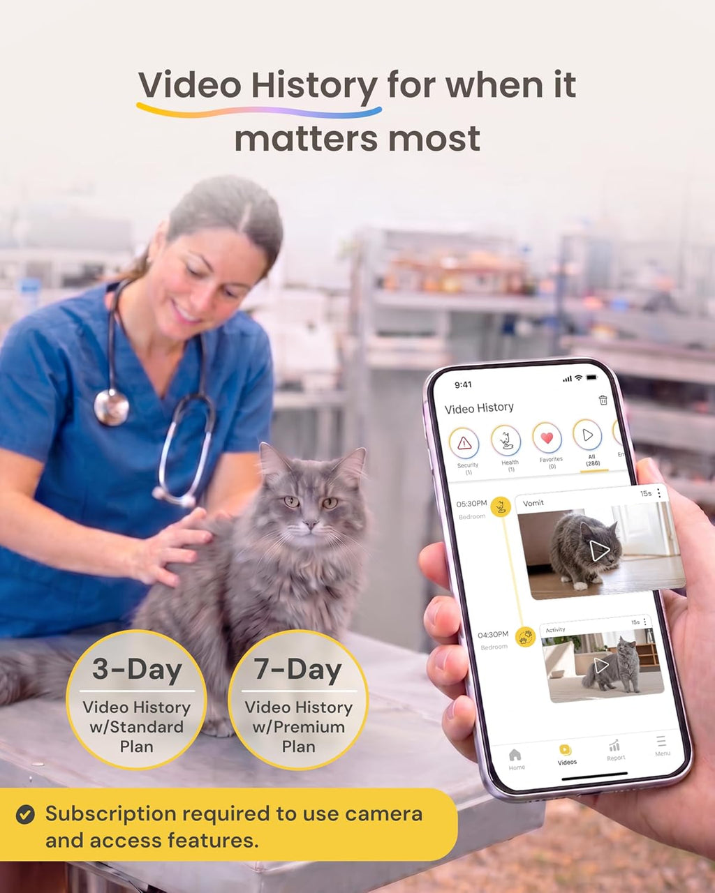 Furbo 360° Cat Camera [Paid Plan Required to Activate]