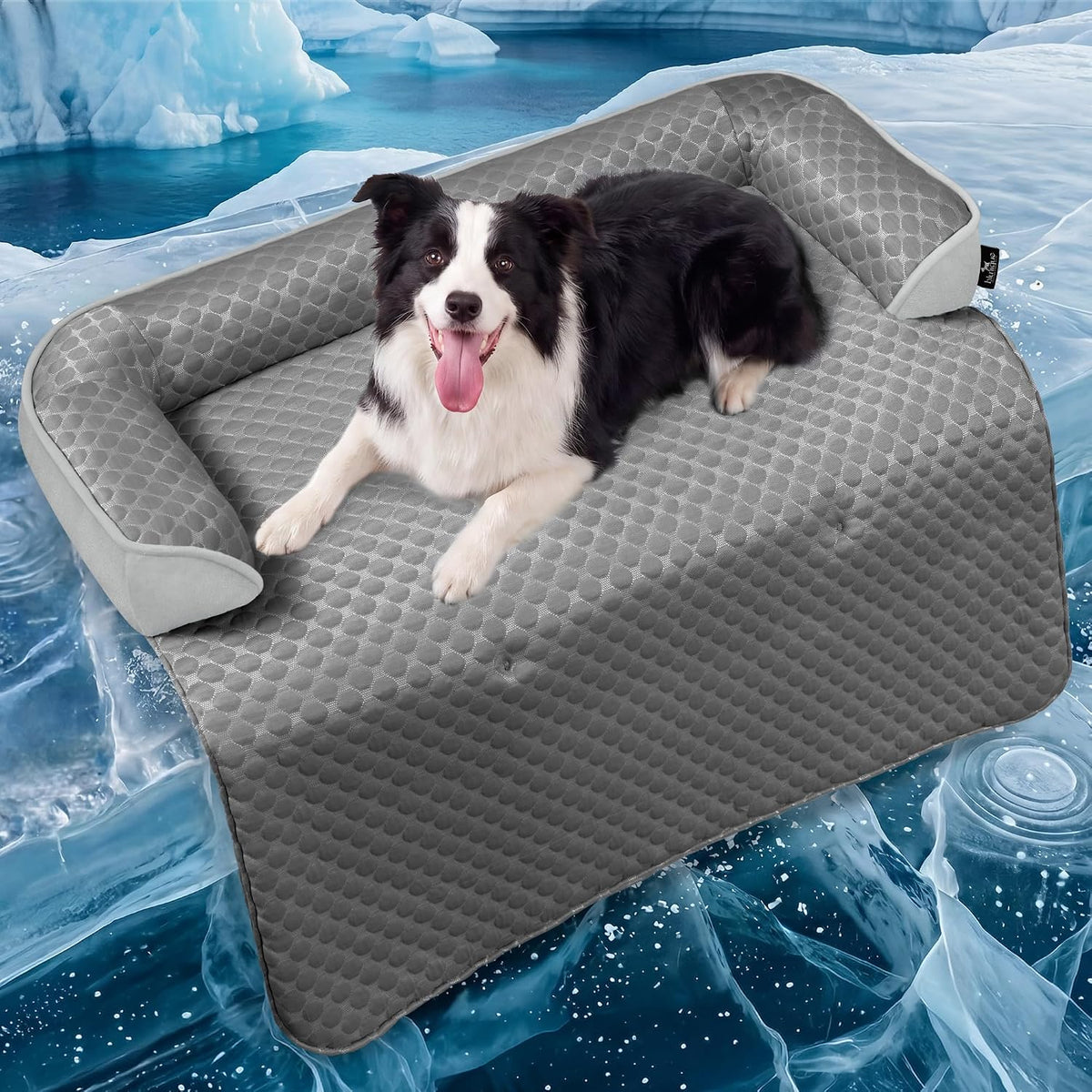 Large Dog Cooling Bed for Sofa, 41x37 Inch Pets Couch Cover Mat