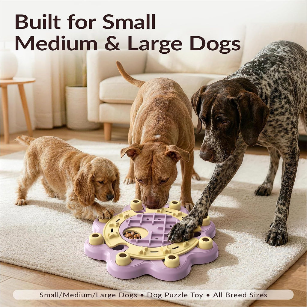 KADTC L Size 3 Levels, Dog Puzzle Toy, Slow Feeder & Enrichment for Dogs