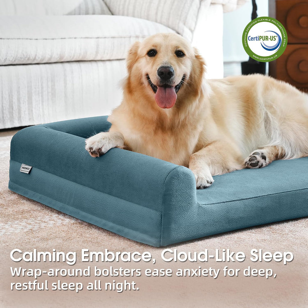 Cooling Gel Memory Foam Orthopedic Dog Bed for Large Dogs with Arthritis