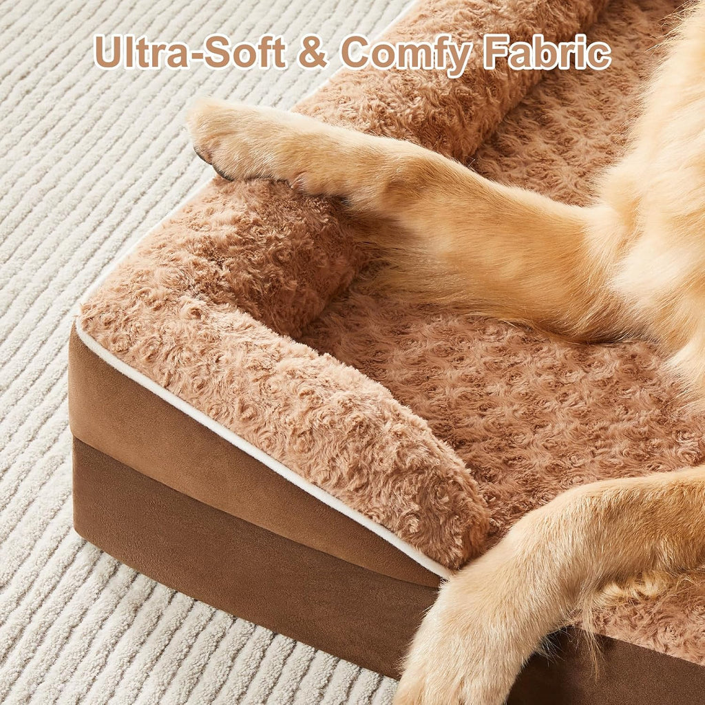 WNPETHOME Orthopedic Washable XXL Dog Bed for Senior Dog Cozy Sleep