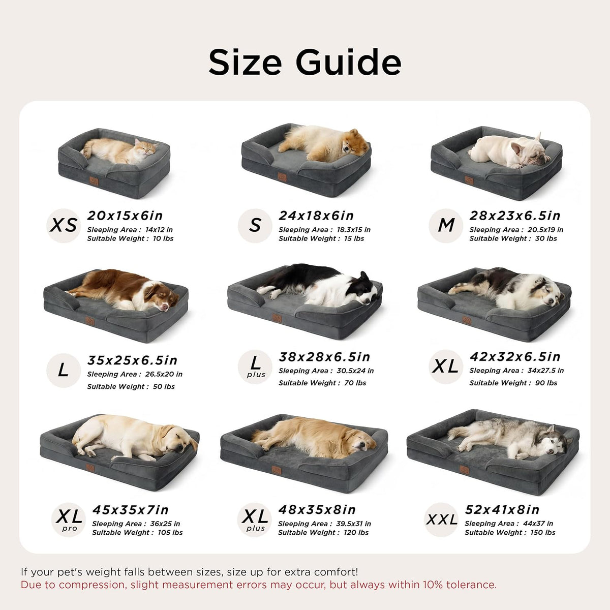 Bedsure Orthopedic XL Pro Dog Bed Extra Large Washable Original Design