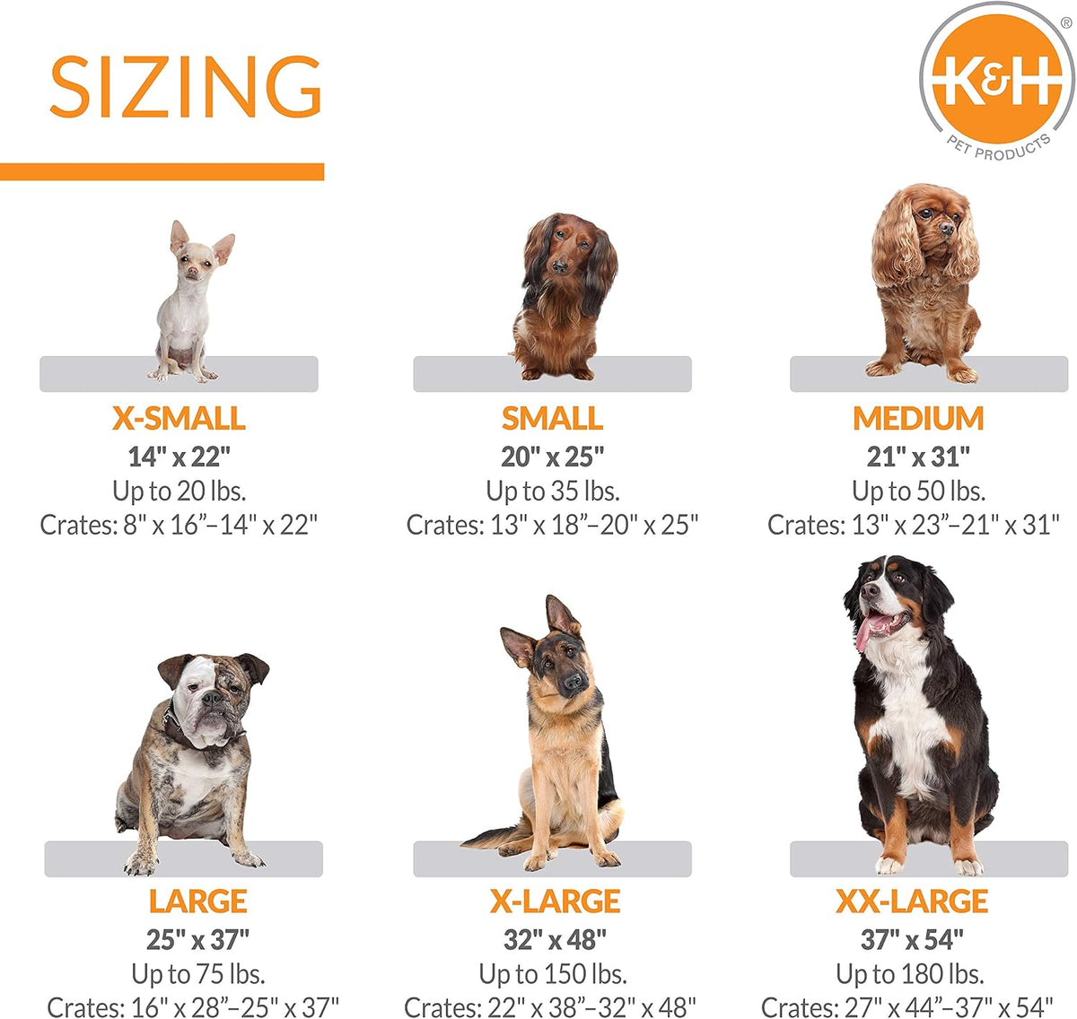 K&H Pet Products Self-Warming Crate Pad, Warming Dog Bed, Machine Washable Dog Mat, Gray X-Small 14 X 22 Inches (Pack of 2)