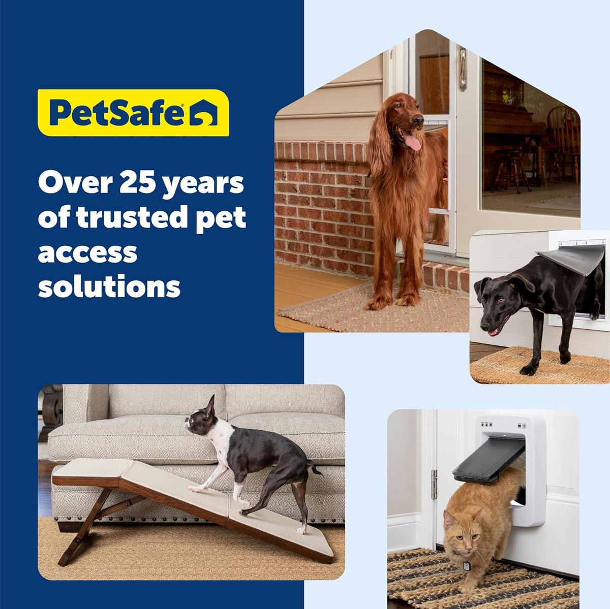 PetSafe CozyUp Folding Dog Stairs, 20 in Tall, Gray