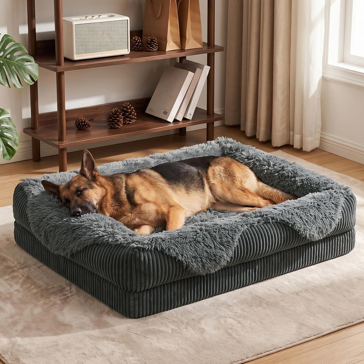 GASUR Orthopedic Dog Bed Extra Large Sized Dog, Washable XL Dog Couch Beds