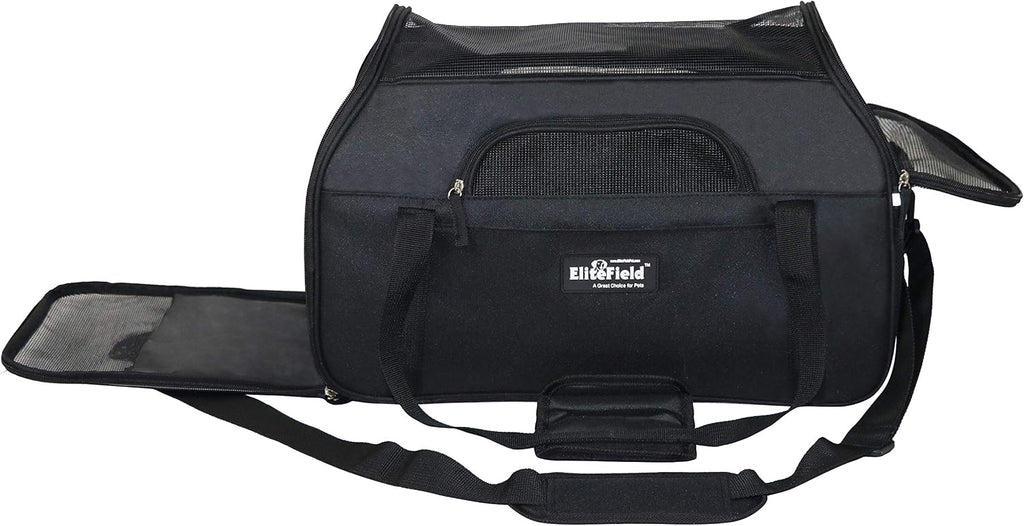 EliteField Soft-Sided Pet Carrier for Cats & Small Dogs (3-Year Warranty)