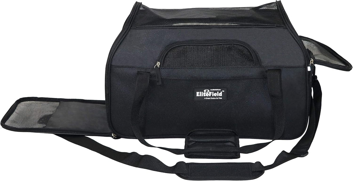 EliteField Soft-Sided Pet Carrier for Cats & Small Dogs (3-Year Warranty)