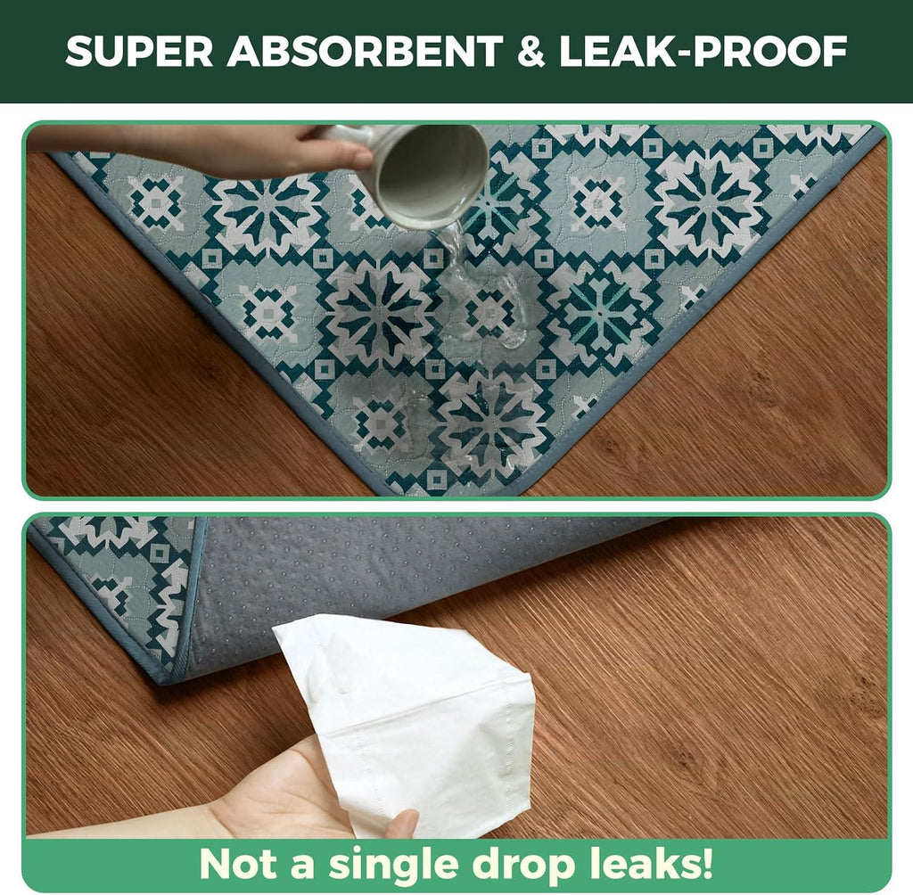 FXW Washable Pee Pads for Dogs, Super Absorbent, 17" x 23", 2 Packs | Machine washable, Non-slip backing