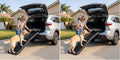 MaxWorks 50524 61" Portable Folding Pet Ramp, Black (Pack of 2)