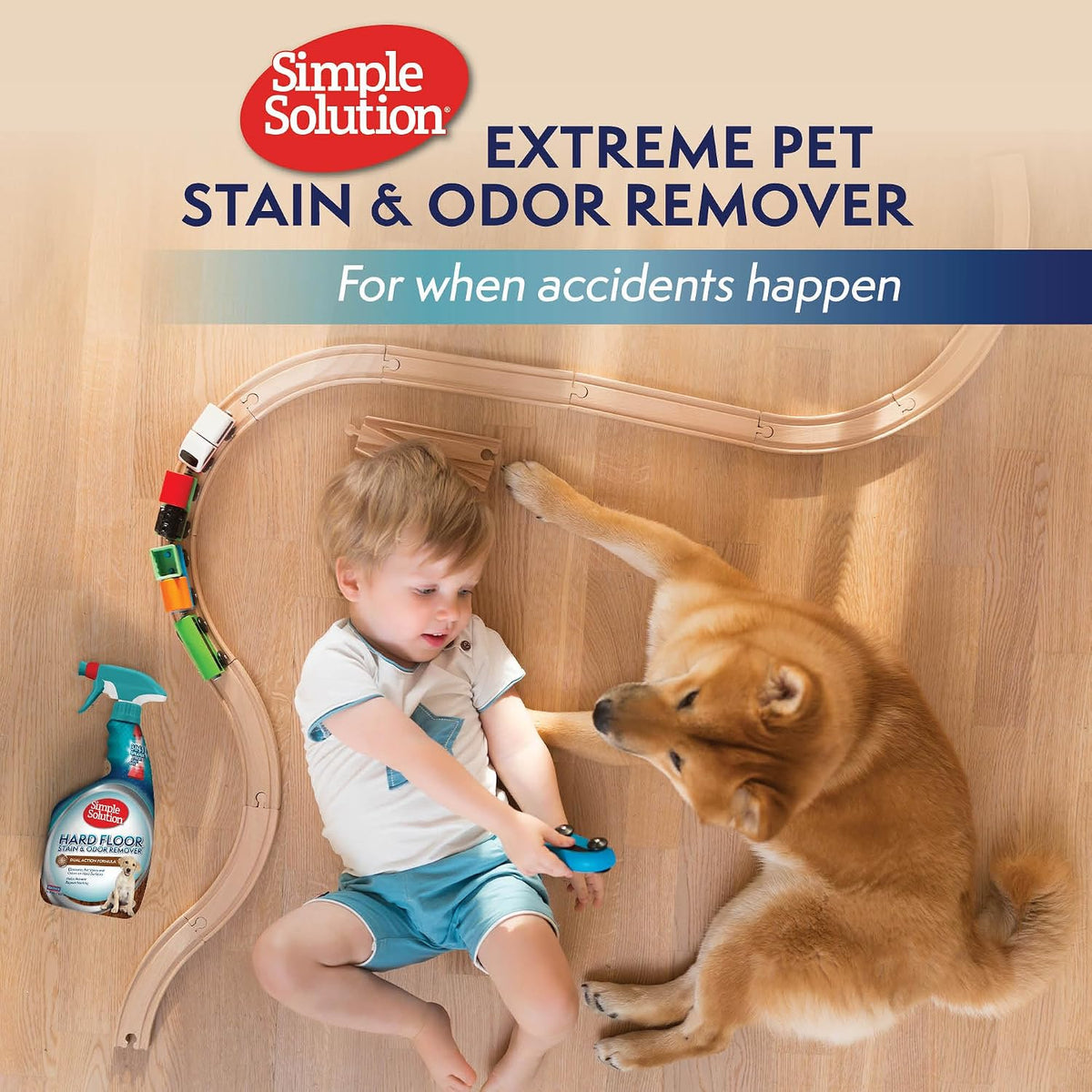 Simple Solution Extreme Stain & Odor Remover, Enzyme Stain Cleaner, 32oz