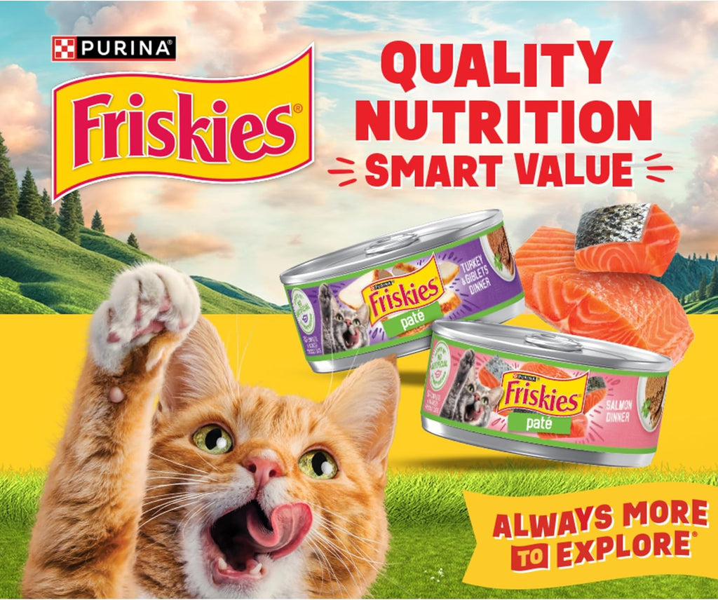 Purina Friskies Tasty Treasures Wet Cat Food, Scallop Flavor, (24) 5.5 oz