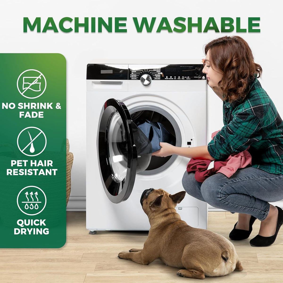 PAWFINITY Extra Small Waterproof Dog Bed Cover Replacement Washable, XS