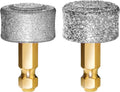 Dog Nail Grinder - Hard & Soft Replacement Heads - Small & Large Dogs - Premium Quality - Diamond Tip Drill Bit - Professional Dog Nail Trimmers - Grooming Tool kit - 2 Pack 