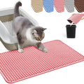 Cat Litter Mat, Honeycomb Double Layer Litter Trapping Mat