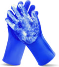 Pet Grooming Gloves—Dog Washing Gloves with High-Density Teeth