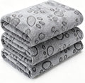 CADONO 1 Pack 3 Blankets for Dog Puppy Cat (Small 23x16'', Grey)