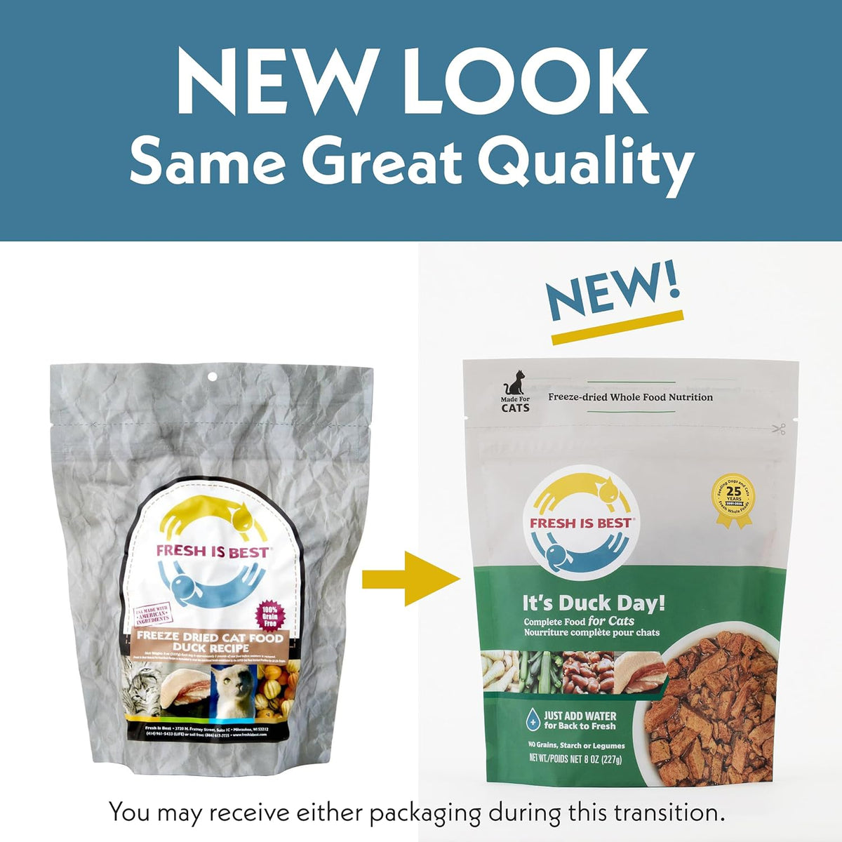 Fresh Is Best Duck Freeze Dried Cat Food – High-Protein Freeze Dried Duck