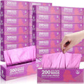 Harloon 6000 Ct Dog Poop Waste Bags, 30 Rolls Refills,Purple,12 X 8 Inches | Bulk Waste Bags for Walking Travel Park, Extra Thick Leak Proof, Doggie Poop Waste Bag Rolls Fit Dispensers, Puppy Cleanup
