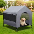 Dog House, 36” Large Dog House Outdoor Indoor Elevated Dog Cot Bed