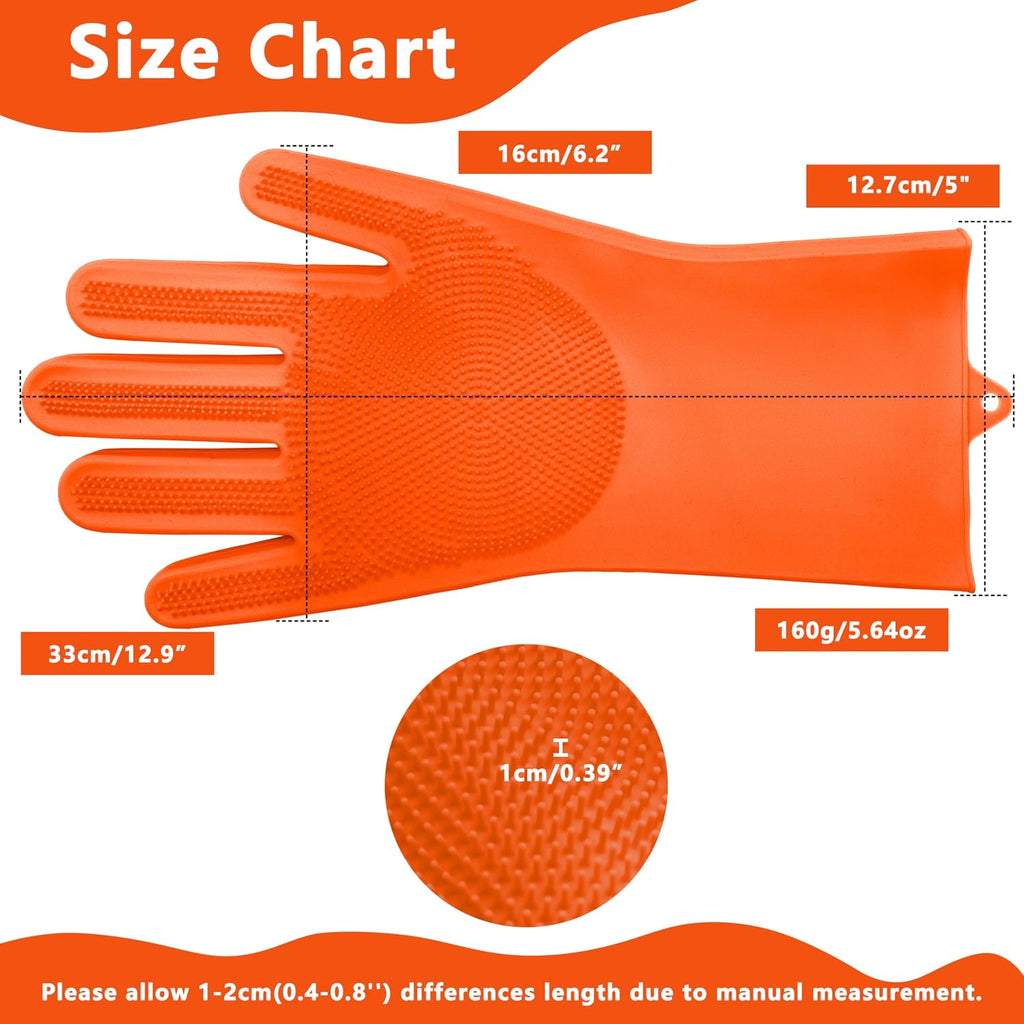Pet Grooming Gloves—Dog Washing Gloves with High-Density Teeth