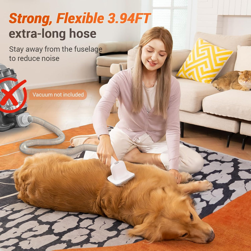 Afloia Dog Brush Vacuum Attachment for Dogs and Cats