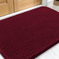 OLANLY Dog Door Mat for Muddy Paws 30x20, Super Absorbent Chenille Mud Mat