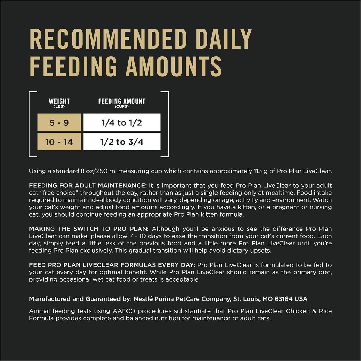 Purina Pro Plan LiveClear Allergen Reducing Dry Cat Food, Chicken, 7 lb
