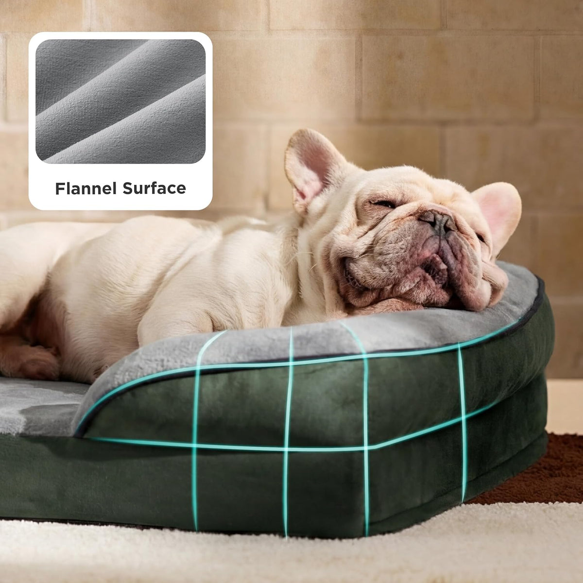 Bedsure Orthopedic Dog Beds for Medium Dogs Washable Original Design