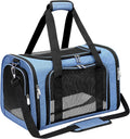 Soft-Sided Cat/Dog/Pet Carrier, Collapsible Pets Travel Carriers