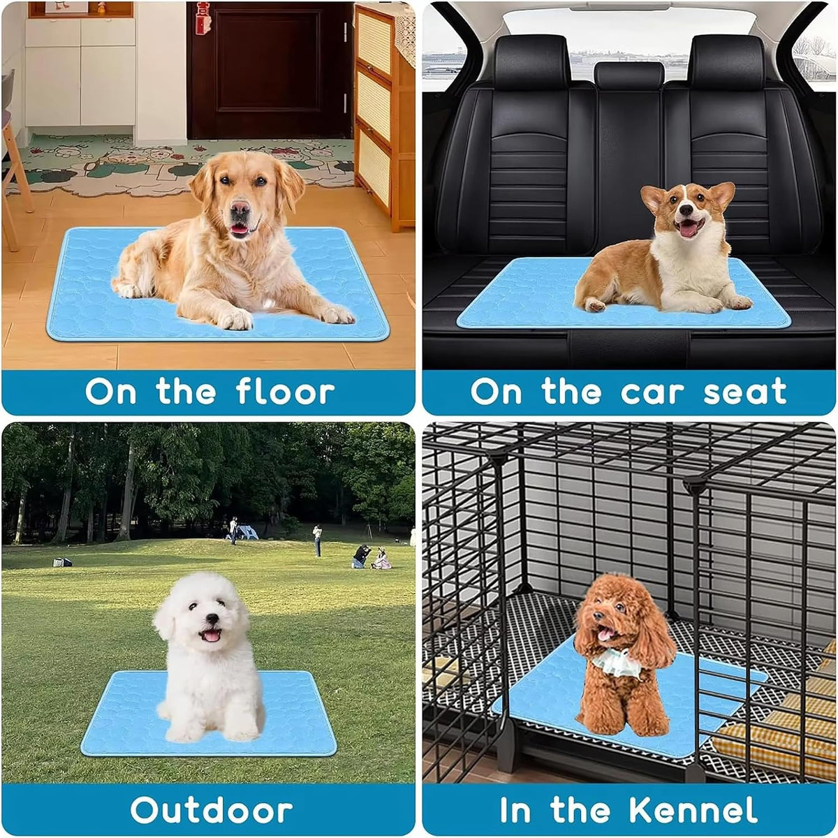 Summer Pet Cooling Mat, Chill Cooling Pad Portable Cool Blanket for Dog Cat