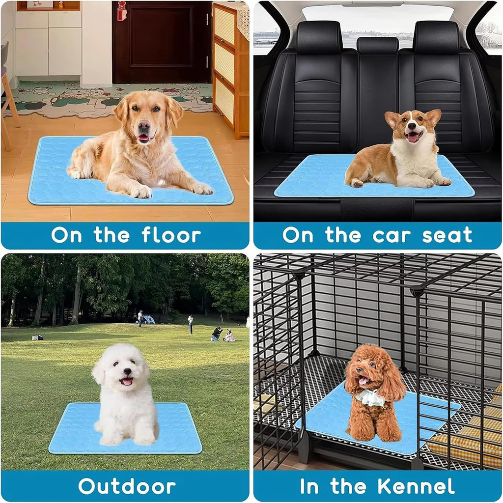 Pet Cooling Mat for Dogs Cats, Foldable Pet Cool Pad for Indoor Outdoor Car