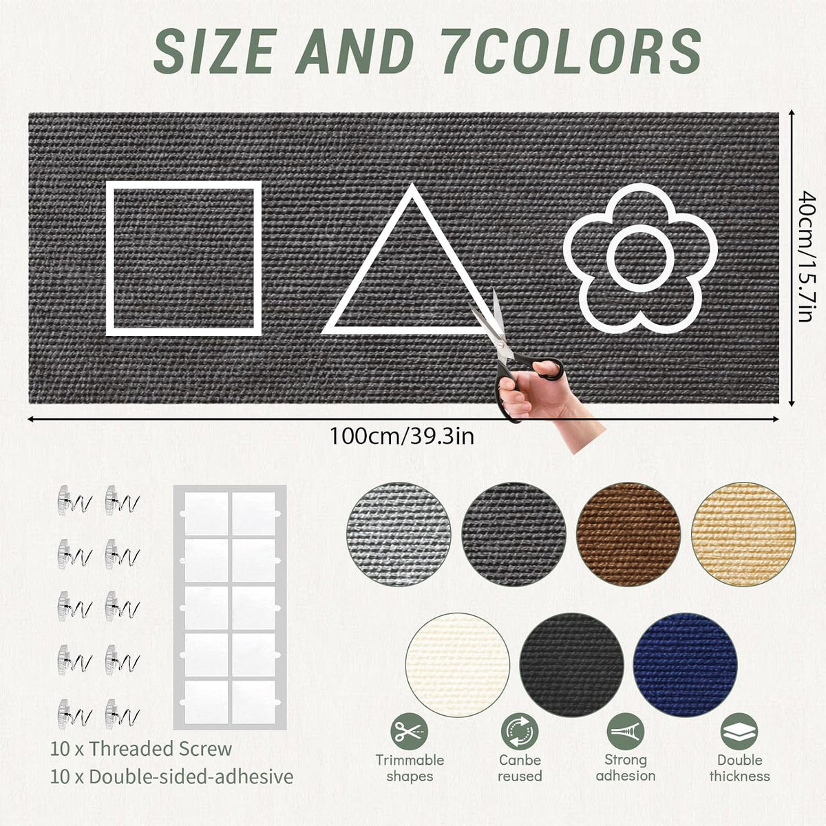 Cat Scratching Mat for Couch, Anti Scratch Furniture Protector