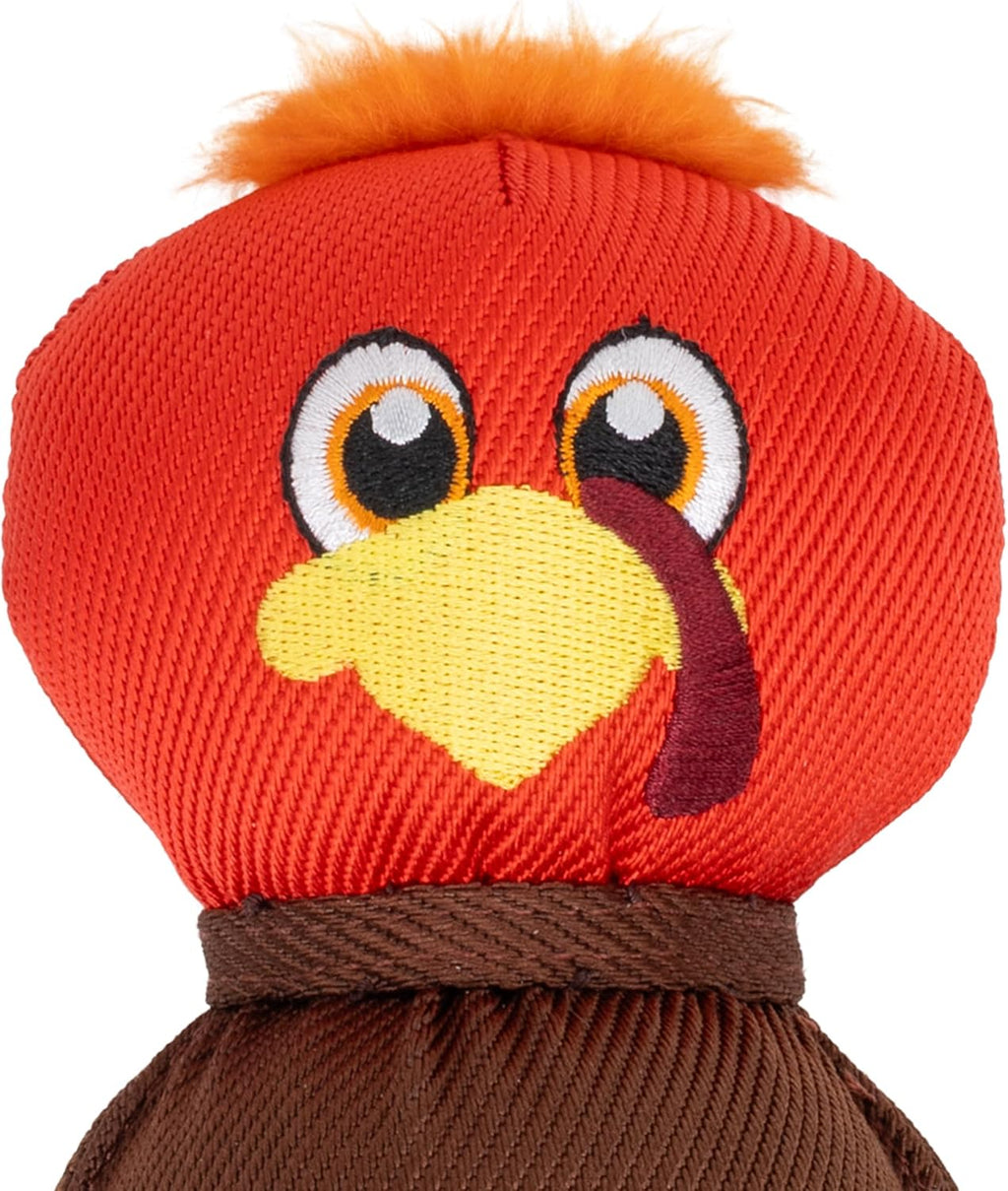 KONG Thanksgiving Wubba Turkey Large 2 Pack – Durable Interactive Tug & Toss Dog Toy