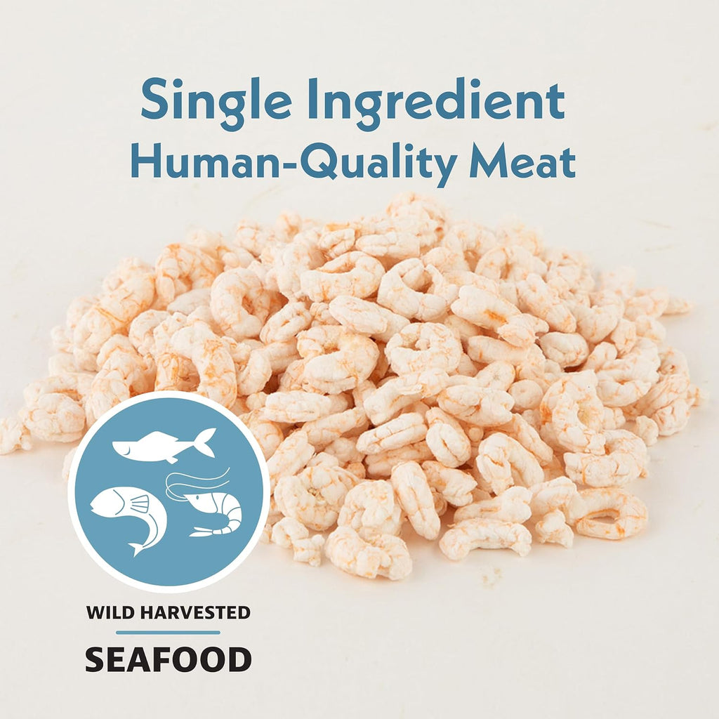 Fresh Is Best Wild Pacific Shrimp Freeze Dried Cat Treats for Cats & Dogs