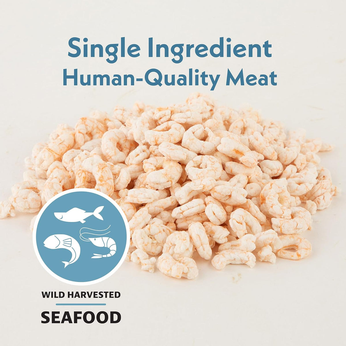 Fresh Is Best Wild Pacific Shrimp Freeze Dried Cat Treats for Cats & Dogs