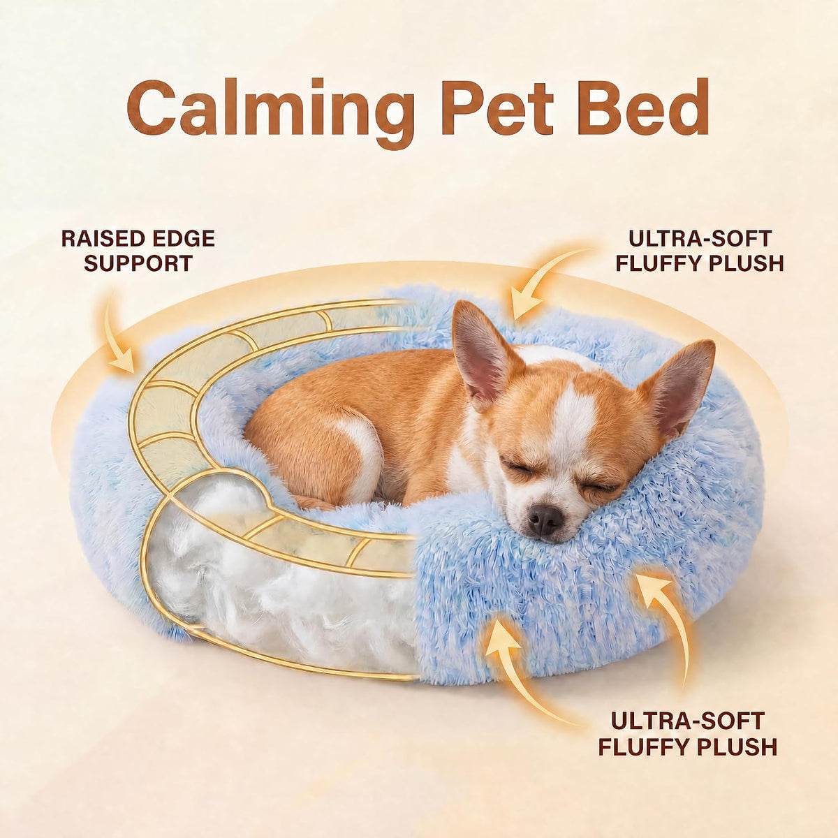 Tiny Dog Bed for Extra Small Dogs for Chihuahua Pomeranian Toy Poodle