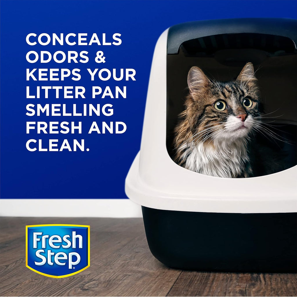 Fresh Step Cat Litter Crystals Deodorizer, Summer Breeze, 15 Oz, 6-Pack