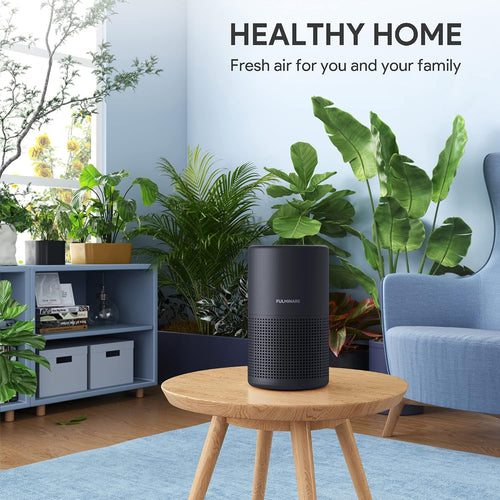 Air Purifiers for Bedroom, FULMINARE H13 True HEPA Filter (Black 2 Pack)